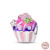 New 925 Silver Fashion Beer Champagne Red Wine Glass Drink Charms Beads Fit Original Bracelet DIY Jewelry Gift