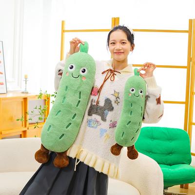 Nuevos juguetes para gatos mascotas verduras de peluche pepino hierba gatera interactivo auto-hola roer garras juguete para gatos para burlar trabajador