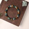 Festive Gifts Tiger Eye Sodalite Malachite and Aquamarine Beaded Bracelet Multicolor Fashion Jewelry for Daily Wear Simple Versatile Accessory