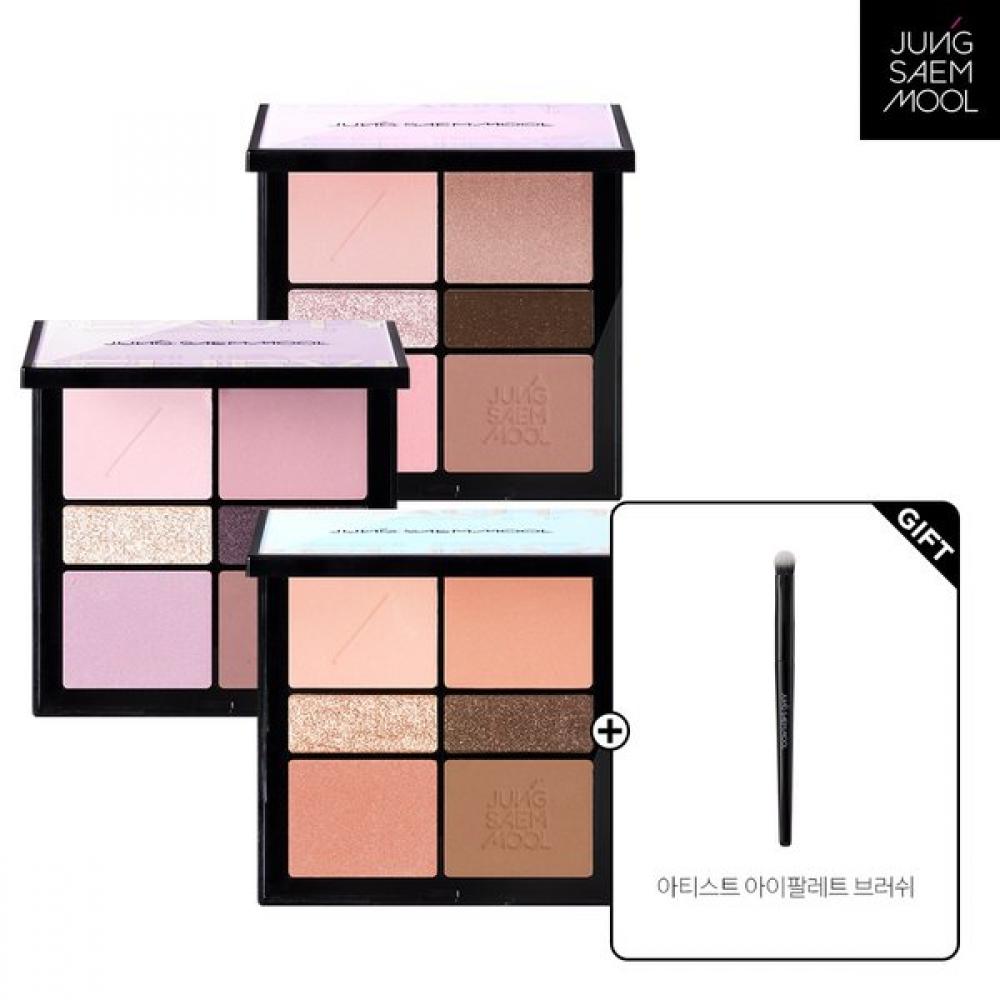 Jungsaemmool Prep Primer Bear Lavender 15ml + Artist Eye Palette red brown