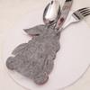 6/1pcs Gnome Christmas Cutlery Holder Knife Fork Pocket Bags Santa Claus Xmas Tableware Cover Party Dinner Table Decoration