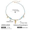 Fashion Bohemian Shell Pendant Necklace Charm Ocean Theme Chain Necklace Jewelry Charm Chain Vacation Accessory