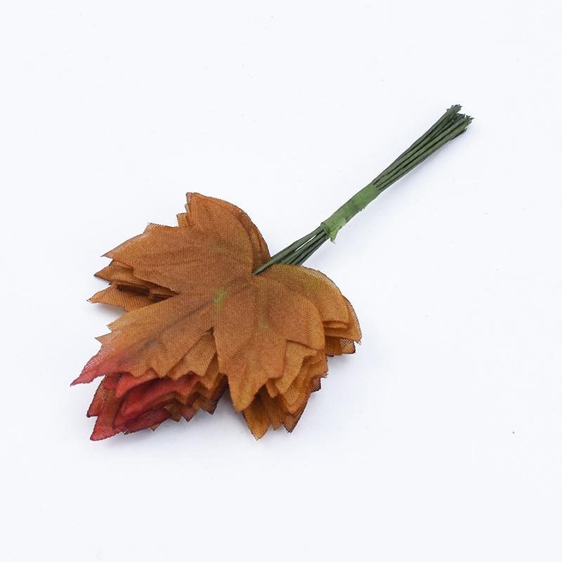 

12 шт. Искусственные листья Шелковые зеленые листья для вечеринки Свадьбы Домашнего декора Скрапбукинга Рукоделия Подарки своими руками Коробка Дешевые искусственные растения