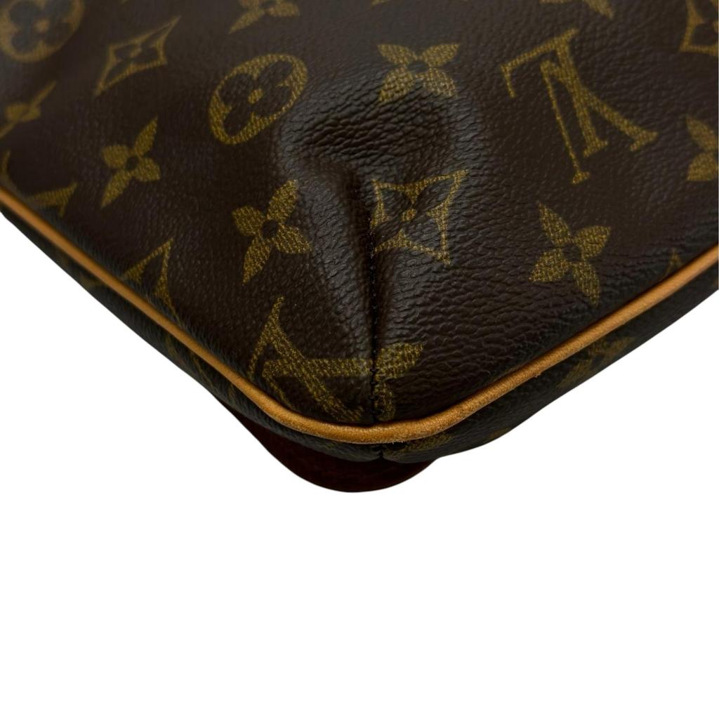LOUIS VUITTON Mudget Salsa M51258 Shoulder Bag Brown Women used