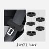 5PCS Car Seatbelt Buckle Cover Soft Silicone Anti-scratch Protector Safety Belt Buckle Guard Universal Car Clip Protection Cover