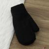 1 Pair Women Mittens Double-layers Cute Stretchy Soft Thickened Cold Resistant Solid Color Autumn Winter Girls Gloves for Riding