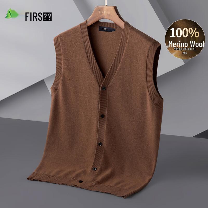 

Мужской свитер с V-образным вырезом из 100% австралийской мериносовой шерсти 180/96A