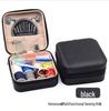 Retro-Style Faux PU Leather Sewing Box with Needle and Thread Set - Portable Household Essential Kit