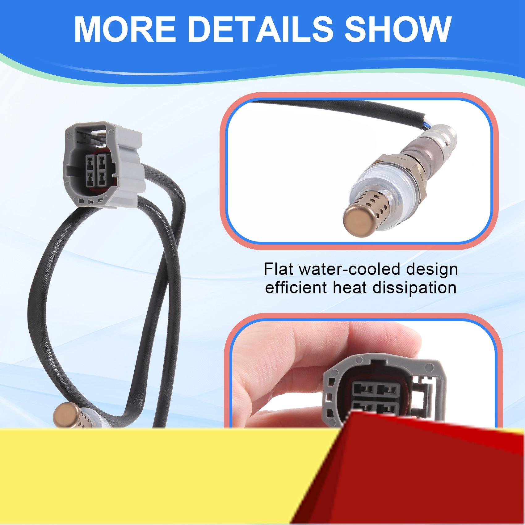 

For 2003-2008 Mazda 3 1.4L 1.6L Probe Oxygen Sensor Z602-18-861-M53K чорний