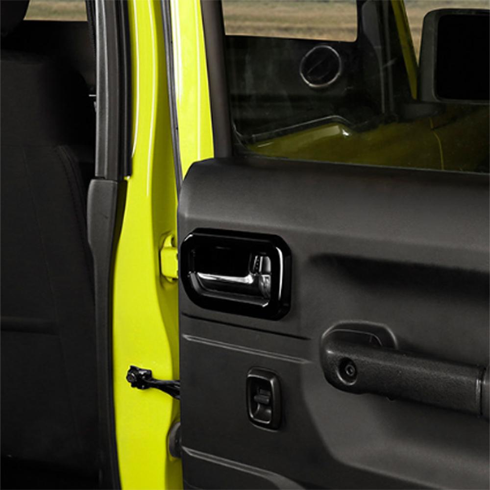 For Suzuki Jimny 3/5-Doors Nomade 18-25 Car Inner Door Pull Handle Cover Trim Auto Handles Frame Protector Interior Accessories