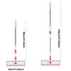 2-in-1 Window Shower Squeegee with Telescopic 47 Inch Extension Pole, 180 Degree Adjustable Head for High Indoor Outdoor Glass Cleaning