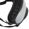 Dog Goggles Anti UV Strong Impact Resistance Adjustable Elastic Large Breed Dog Goggles Pet Sunglasses Silver Eyeglass