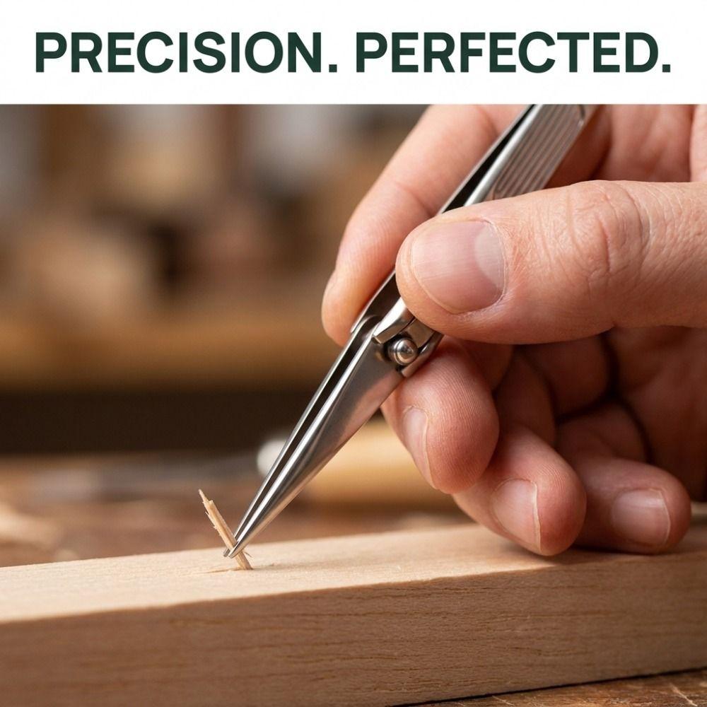 1/2Pcs Labor-Saving Effort Lever-Action Eyebrow Tweezers Fine Hairs Puller  Facial Hair Removal