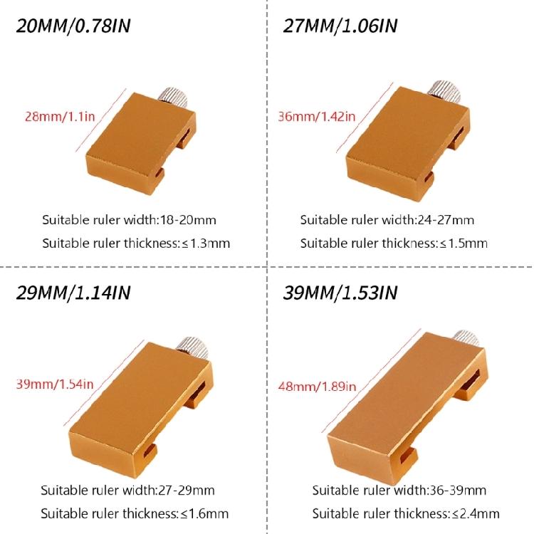 Alloy Steel Ruler Positioning Device Suitable For Technical Drafting Laboratory Use And Woodworking Featuring Rustproof