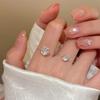 Fashion Zircon Ring For Women Transparent Fishing Line Rings Jewelry Gift