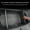 Voor Tesla New Model Y Juniper 2025 Lancering 2026 Bagageruimtemat Scheidingswand TPE Frunk Beschermkussen Organizer Opbergdoos