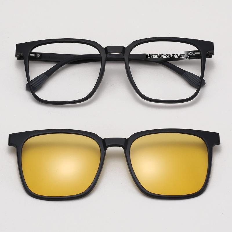 TJ2190 Unisexová sada slunečních brýlí tři v jednom s magnetickým polarizačním klipem