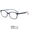 Ultra-Light TR90 Retro Round Full Frame Myopia Anti Blue Light Eyeglasses Optical Prescription Progressive Multifocales Glasses