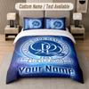 Set Biancheria da Letto Personalizzato Modello Queens Park Rangers FC, Stampa Nome Testo 1 Copripiumino più 2 Federe Tessili per la Casa