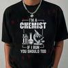 Chemistry Science T-Shirt Moto Riders Summer Men's Casual O-Neck Tops Tee 2026