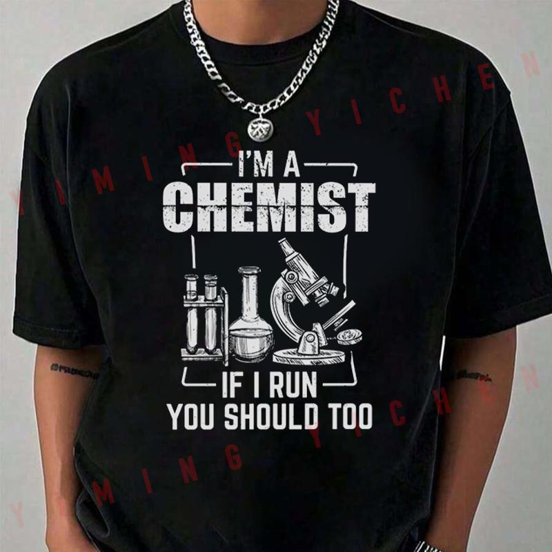 Chemistry Science T-Shirt Moto Riders Summer Men's Casual O-Neck Tops Tee 2026