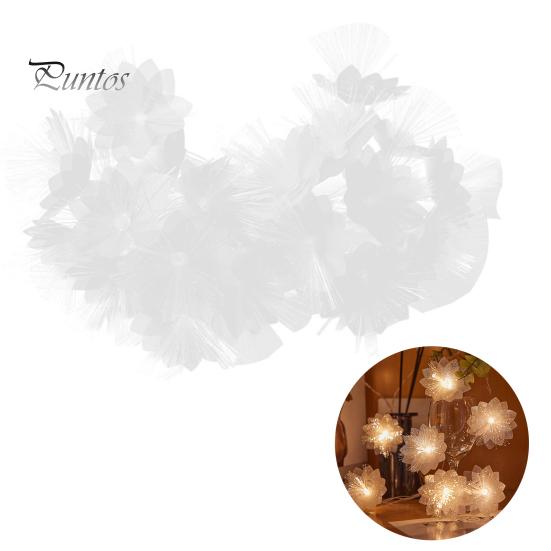 

Светодиодная гирлянда Искусственные цветы Красочная гирлянда на батарейках на День Святого Валентина Рождественская вечеринка Новогоднее украшение Светодиодная лампа 10LED теплый белый