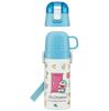 Skater Stainless Steel Water 420ml 350ml Doraemon Line Sanrio Small Water Sports Water Kids' Bottle, 2-Way Design, (Direct Drinking), (Cup Drinking),