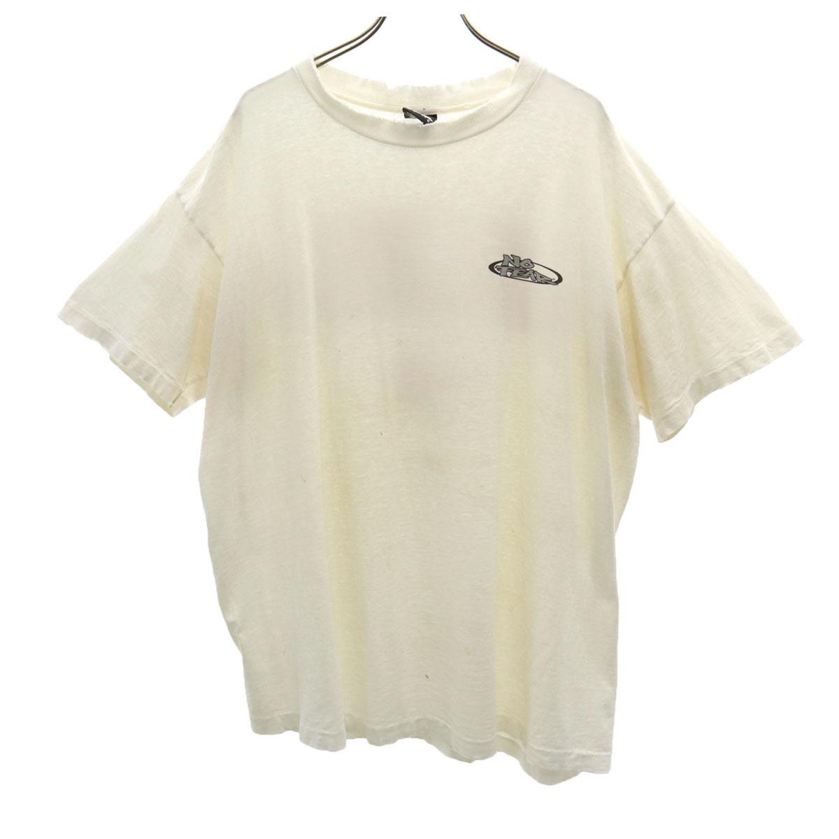 

NO FEAR 90s Made in USA Old Short sleeve T-shirt XL White Single stitch Men s Used