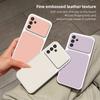 Phone Case For Samsung Galaxy A13 A23 A53 A73 A33 A12 A22 A32 A52 A52S 4G 5G Candy PU Lambskin Camera Protection Soft Back Cover