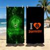 J-Jagermeister Ručník Polyesterový Plážový Ručník Rychleschnoucí Písek Nepřilnavý Ručník Do Koupelny Pro Léto Bazén Cestování Dovolená