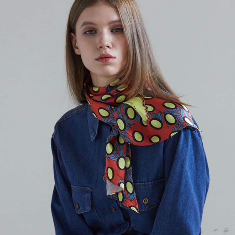 ANA MAISON New jeans Long Petit Silk Scarf [PML-1412]