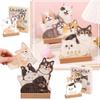 Schedule Kitty Calendar Time Planner Dog Cat Desktop Decoration  Office School Supplies