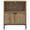 Nightstand Set of 2 Artisan Oak Finish 49 x 36 x 61 cm Engineered Wood
