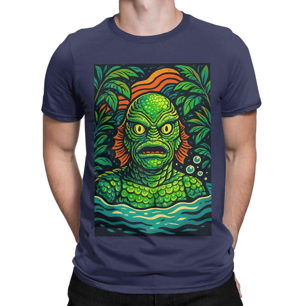 cCREATURE FROM THE BLACK LAGOON 1954 Novelty Graphic 100 Cotton TShirt cCreature from the Black Lagoon Tees Tops For Unisex