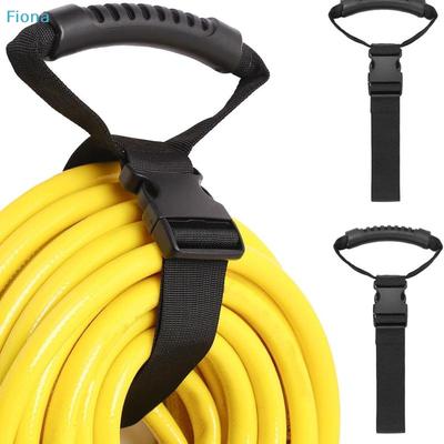 Heavy Duty Sewn Handle Sticky Back Hook & Loop Straps,Reusable Cable Wire Organizer Storage Wrap for Extension Cord