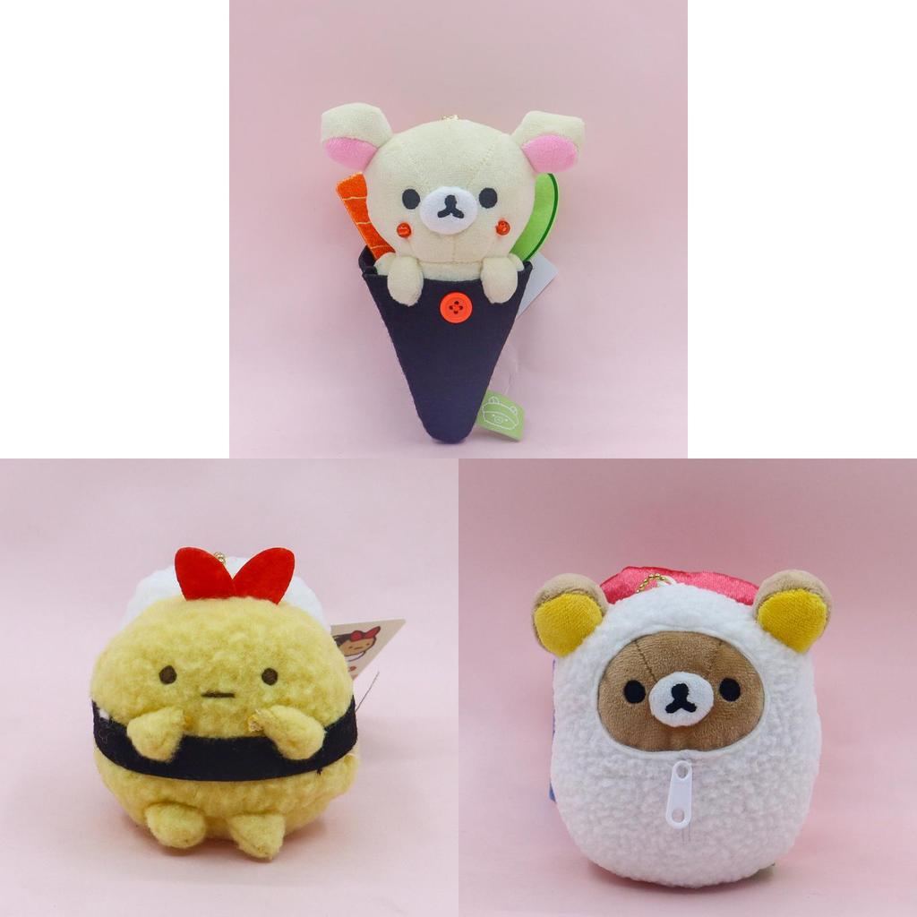 Rilakkuma Sushi Plush Toy With Pp Cotton Soft Material For Kids And Collectors
