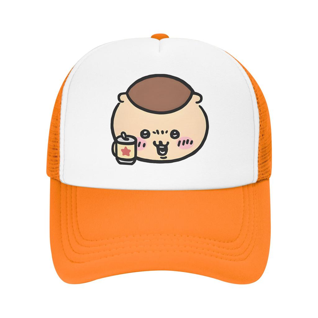 Unisex Chiikawas KuriUnisexju Trucker Cap Fashion Mesh Baseball Cap Polyester Hat Sun Hats Adjustable Golf Hats Autumn