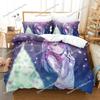 Kawaii Girls Kizuna AI Cartoon Poster Sheets Quilt Covers Bedding Dormitory Sheets Bedding Set Soft Warm Bedding Set Luxury Gift