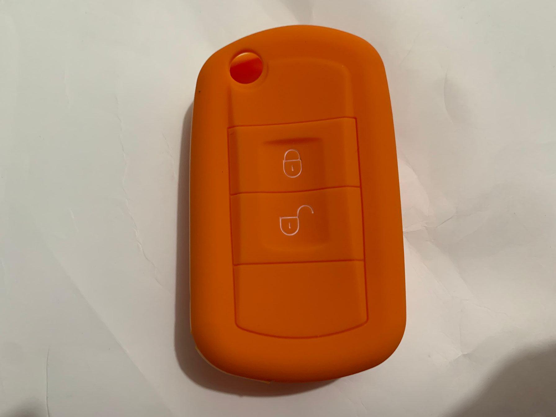 

New 3 Buttons Flip Folding Silicone Key Case Fob Cover For Range Rover Sport LR3 For Land Rover Discovery Remote Car Styling