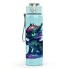 1PC Purple Blue Fantasy Dragon Art 750ml Color Plastic Sports Water Bottle Leakproof Flip Straw Lid Suitable for Sports Office Home Use