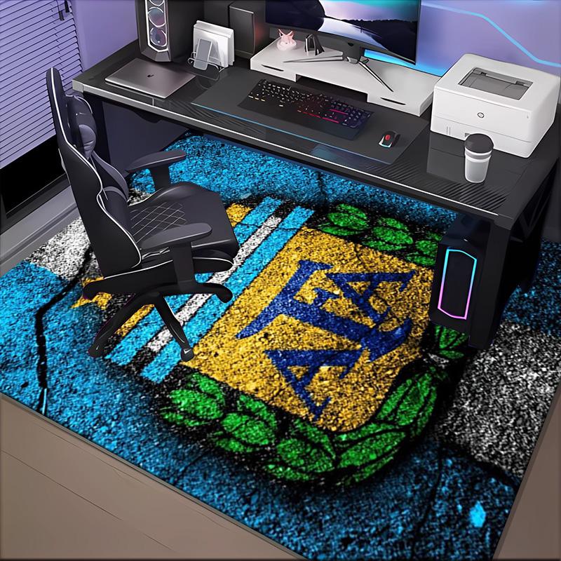 Argentina Football club Printed Office Carpet Chair Cushion Entryway Rug, Rugs for Living Room, Bedroom Christmas gifts
