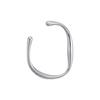 Geometric Irregular Water Drop Bracelet – Retro Korean Style, Elegant Plain Circle Jewelry for Women