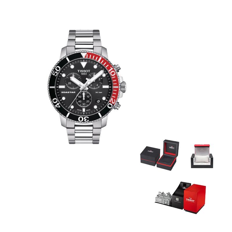 

TISSOT Starfish Collection Quartz Movement Men s Watches Watch 45.5mm Black Dial Stainless Steel Case T120.417.11.051.01 Black Dial