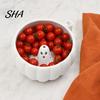 Pumpkin Petal Pattern Bowl Halloween Swirl Bowl, Ghost Center Berry Wash with 360 Degree Rotating Vortex PLA Candy Spin Function, Fruit Strainer
