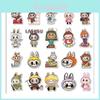 80 Cute Labubu Cartoon Stickers For Scrapbooking And Decorative Journals