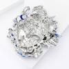 Vintage Palace Embossed Face Mask Brooch Men Women Costume Accessories Corsage Pin Jewellery Gifts