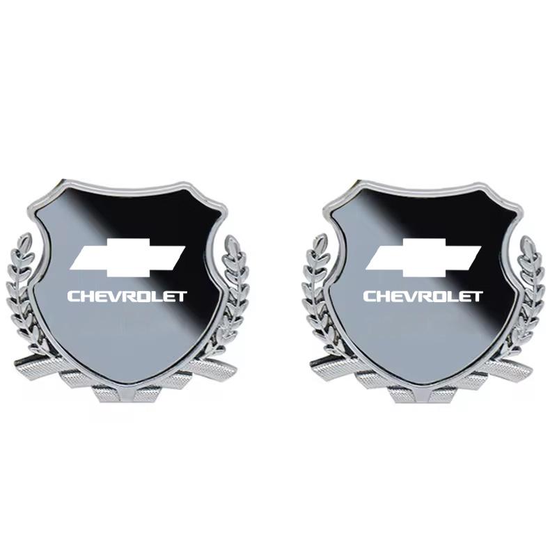 AABHB1 Metal Car Trunk Window Side Emblem Badge Decal Sticker For Chevrolet Spark Captiva Cruze Tracker Orlando Trax Epica Nubira