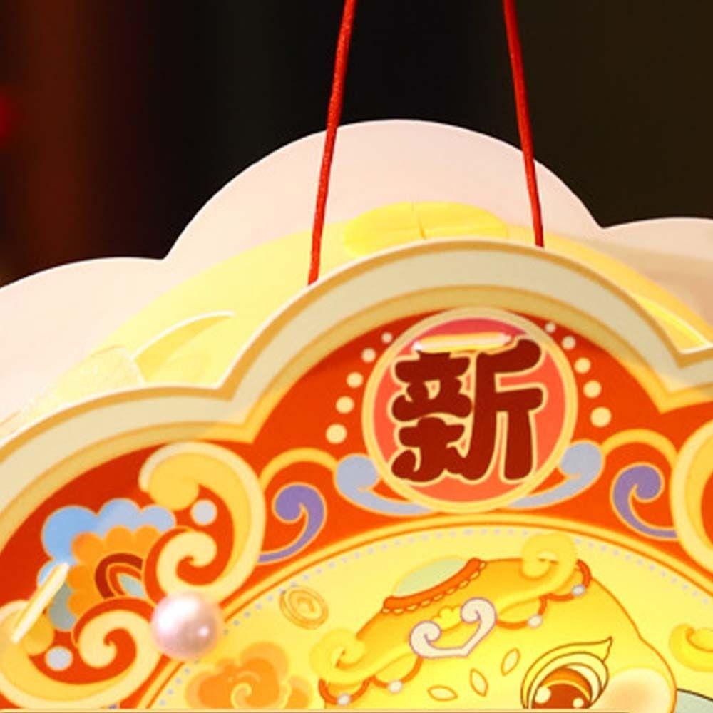 Chinese Style 2025 Snake Year Portable Lantern Children Handheld Lantern Mid-Autumn Festival