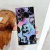 Totenkopf Kunst Funda für Samsung Galaxy S24 Plus S21 FE S23 S10 S9 Note 20 Ultra 8 9 10 S25 Ultra S20 Handyhülle Handyhülle