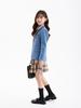 British College Style School Uniform Set – Kindergarten Boys' & Girls' Plaid Suit and Skirt.